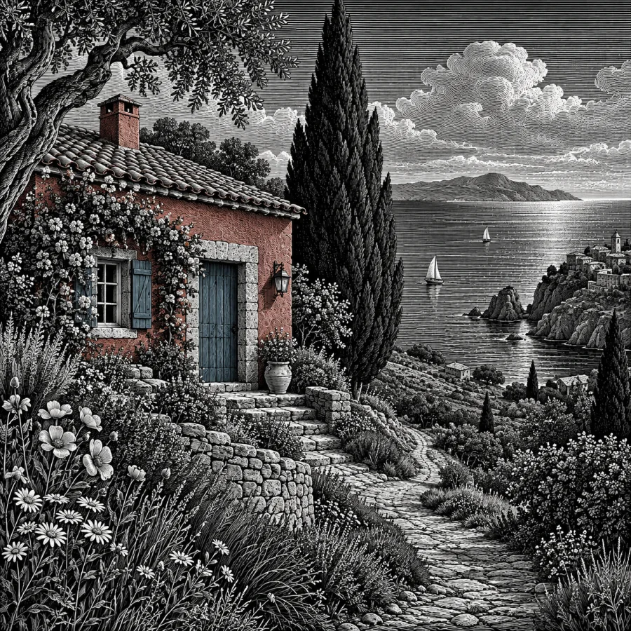 Wood Engraving: Detail carved in miniature