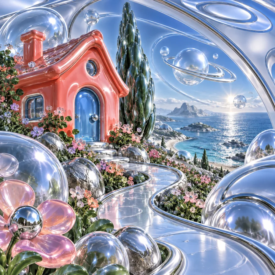 Y2K Futurism: Chrome, gel, and translucent plastic